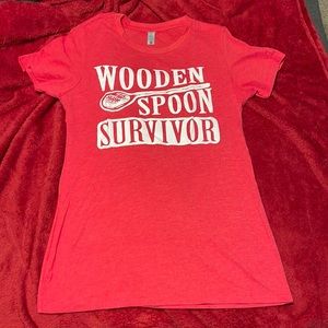 Wooden spoon survivor shirt sz S